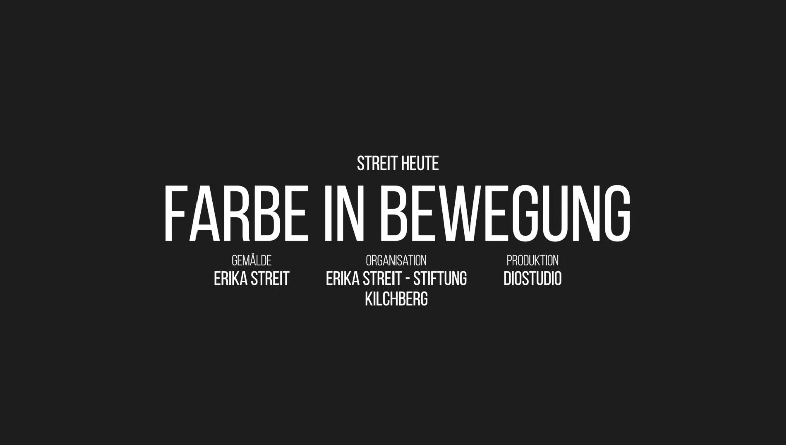 Streit - Farbe in Bewegung